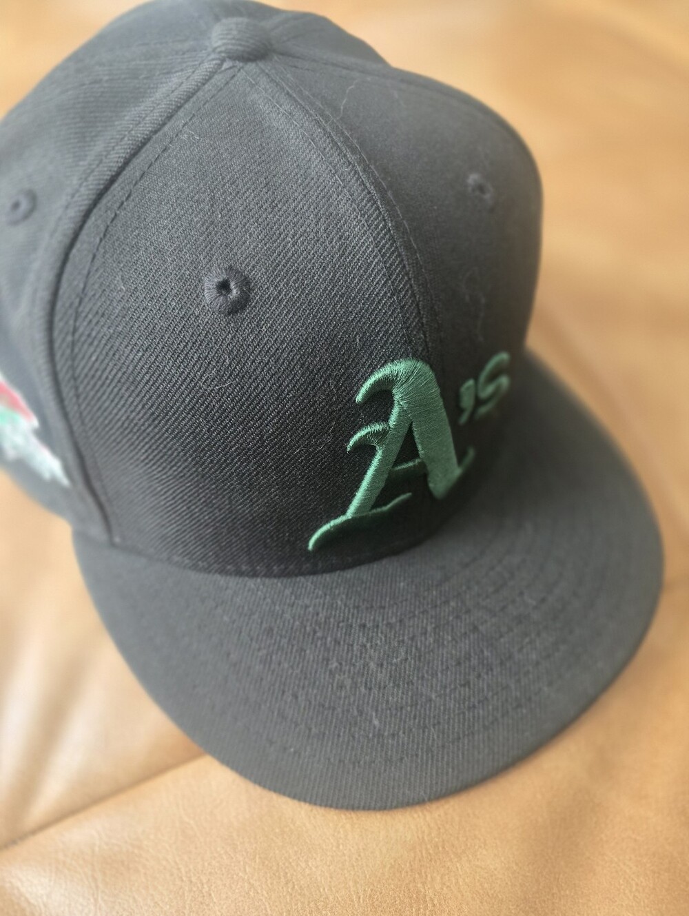Oakland Athletics 5950 89 World Series Patch With Red Brim Size 8